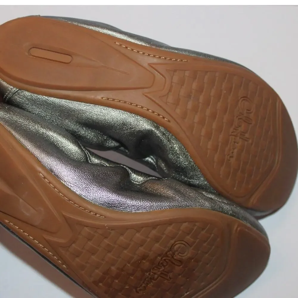 Cole Haan Women’s Jenni Metallic‎ Ballet Flats Size 8B Comfort Work Casual Shoes